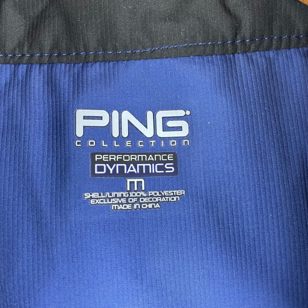 PING Collection Performance Dynamics Men's Blue Black Golf Vest Size M - Picture 2 of 6